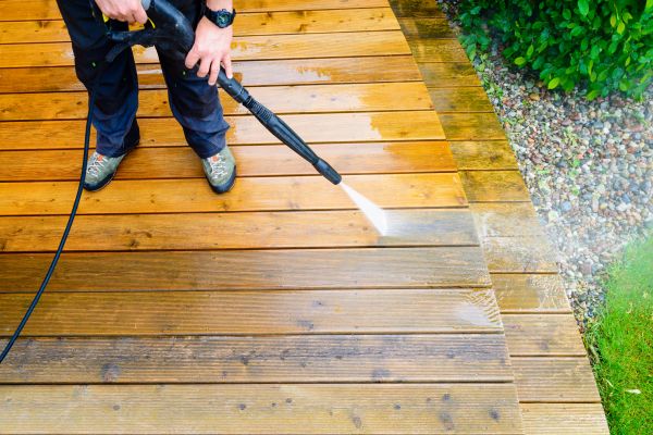 Cost of Deck Power Washing in Goshen
