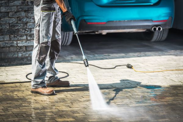 Driveway Pressure Washing in Goshen