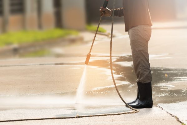 Residential Concrete Cleaning in Goshen