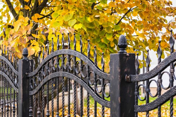 Wrought Iron Fence Washing in Goshen