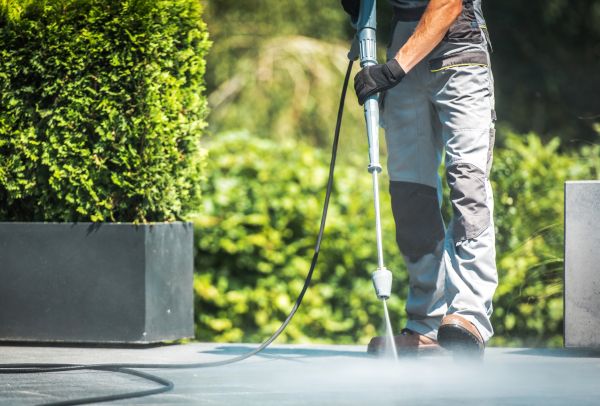 Patio Concrete Cleaning in Goshen